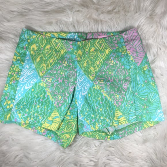 Lilly Pulitzer Pants - Lilly Pulitzer High Waist Deenie Short Size 0